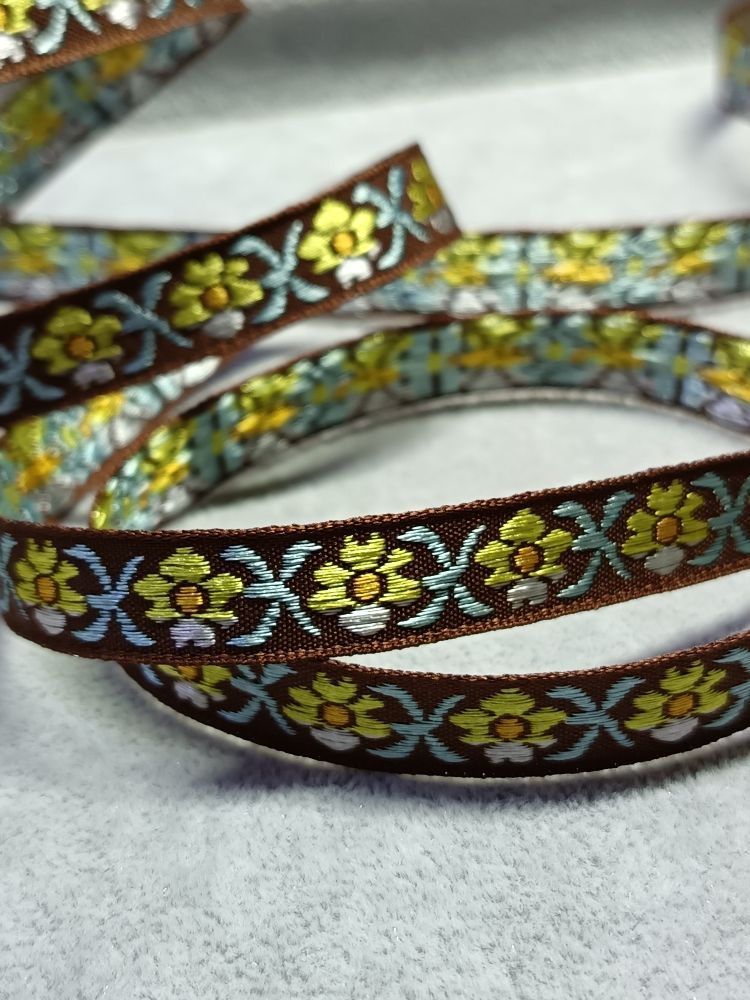 Тесьма жаккард, ш. 1,2 см