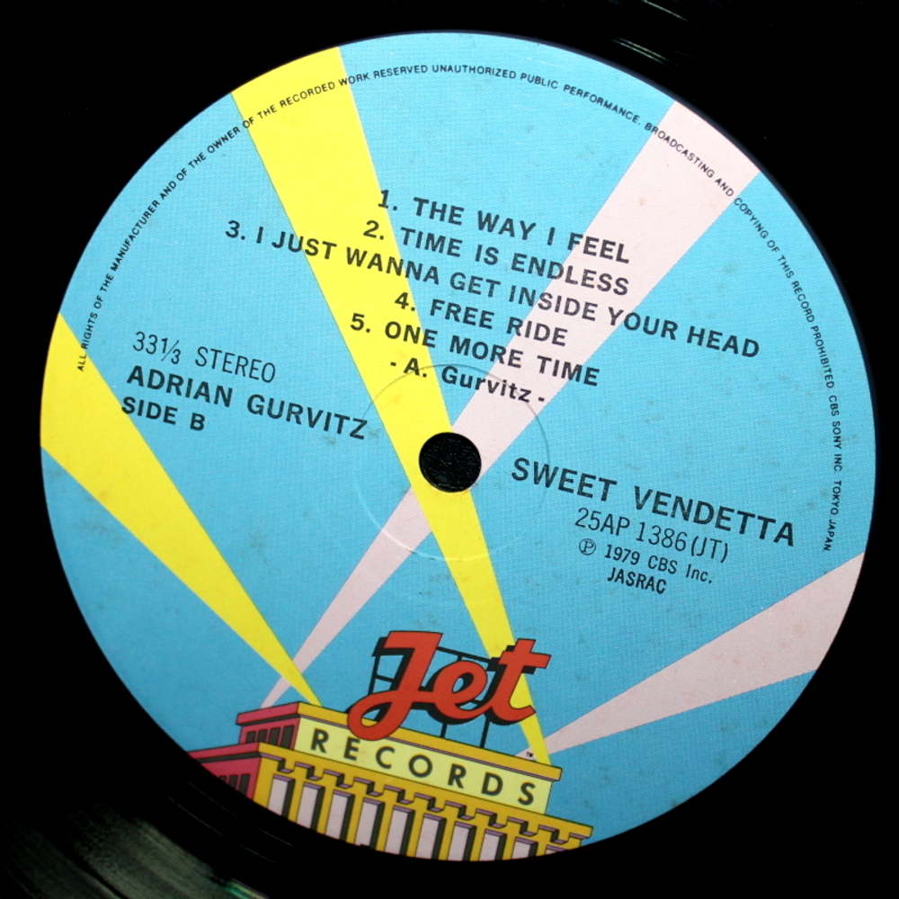 Adrian Gurvitz / Sweet Vendetta (LP)