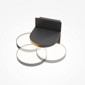 Настенный светодиодный светильник (бра) 12W 3000K MOD354WL-L12B3K чёрный Flap Modern Maytoni