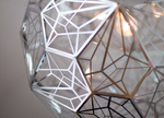Pendant design lamp  Etch Web by Tom Dixon (Silver)