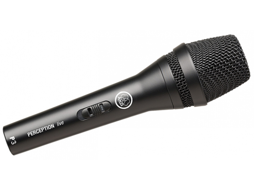 AKG P3S микрофон динамический кардиоидный вокальный/инструментальный 40-20000Гц с выкл