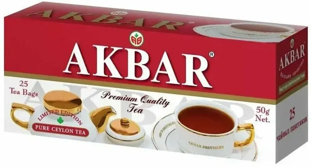 Чай Акбар черный 25пак