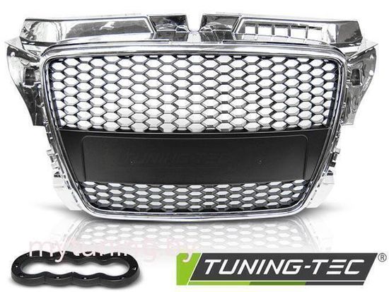 Решетка радиатора CHROME RS-STYLE для Audi A3 8P
