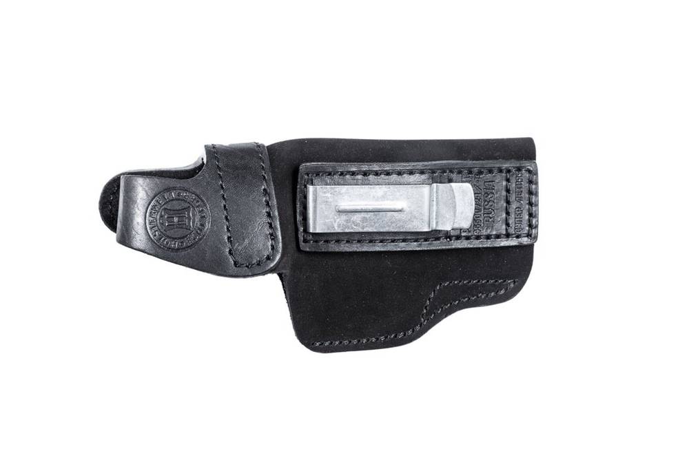Кобура поясная мод. F Glock-19 / кожа / черный