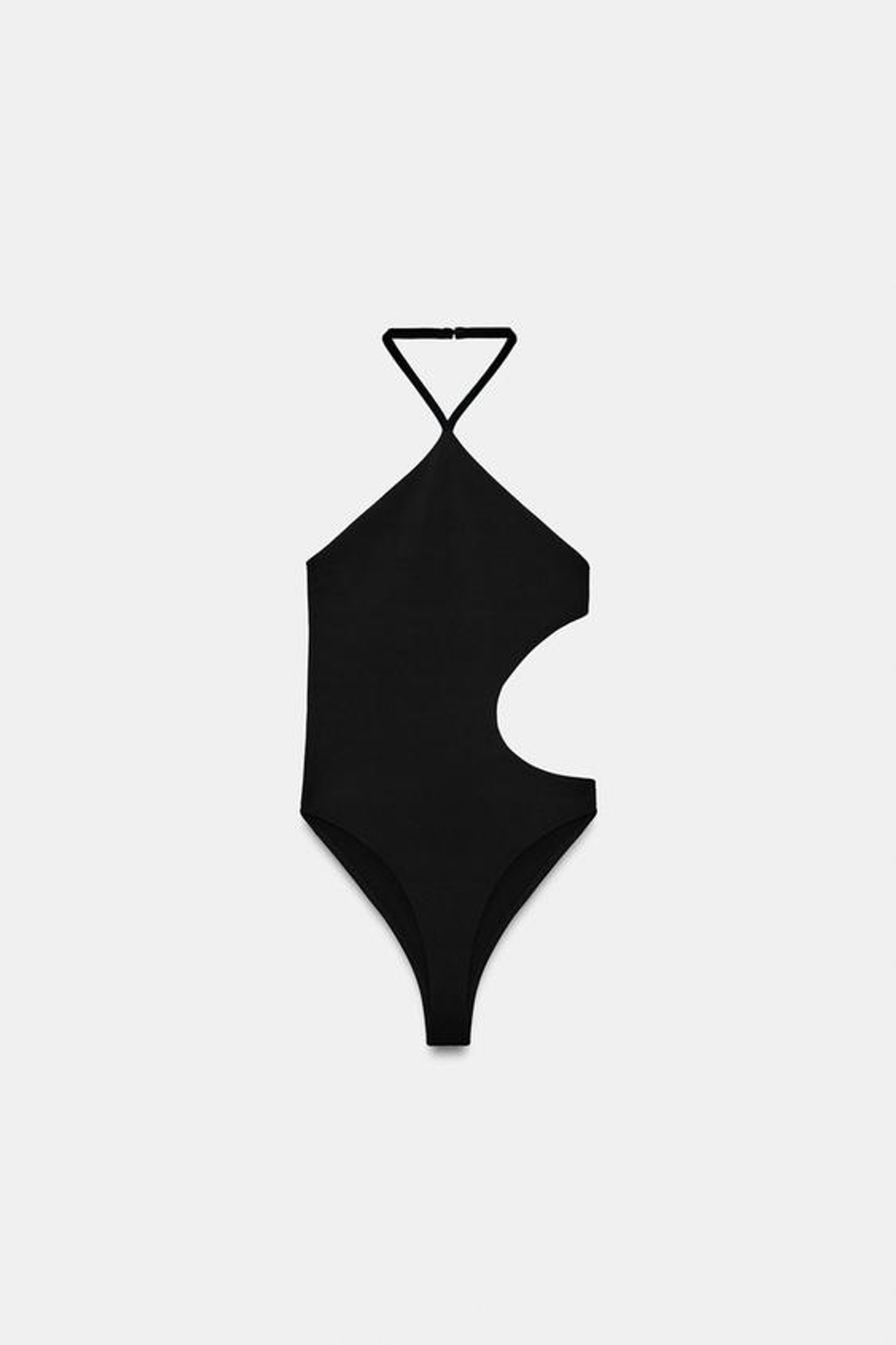 Боди с бретелями и эластичной вязкой на области декольте - ZARA