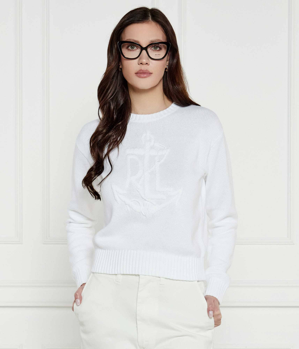 Свитер RIEDNEE LAUREN RALPH LAUREN - белый(200957565)