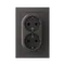 Розетка с заземлением и защитными шторками Systeme Electric AtlasDesign Базальт ATN001426