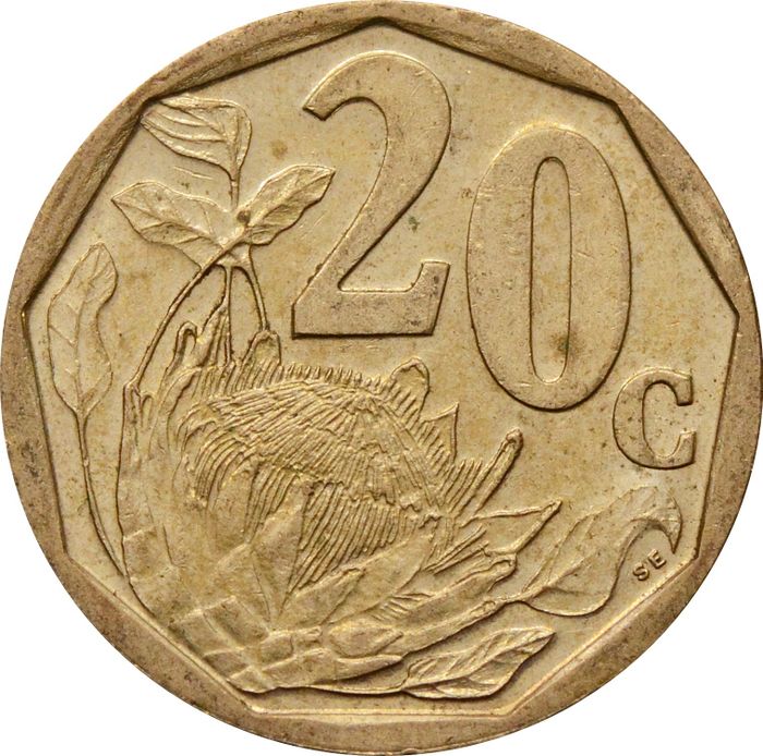 20 центов 2003 ЮАР