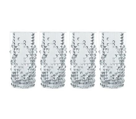 PUNK - Набор стаканов 4 шт. высоких 390 мл (set 4 pcs)