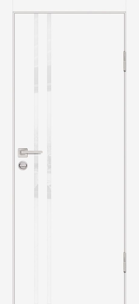 Дверь P-11 / Цвет Белый / белоснежный лакобель / Двери PROFILO PORTE Дверь P-11 / Цвет Белый / белоснежный лакобель / Двери PROFILO PORTE