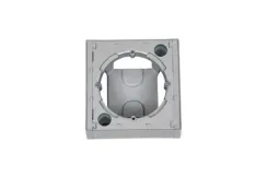 Коробка переходник Systeme Electric ATLASDESIGN 1-клавишный алюминий 38185