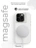 Чехол накладка iPhone 15 Pro Max 6.7" Gurdini Aurora Case with Magsafe White