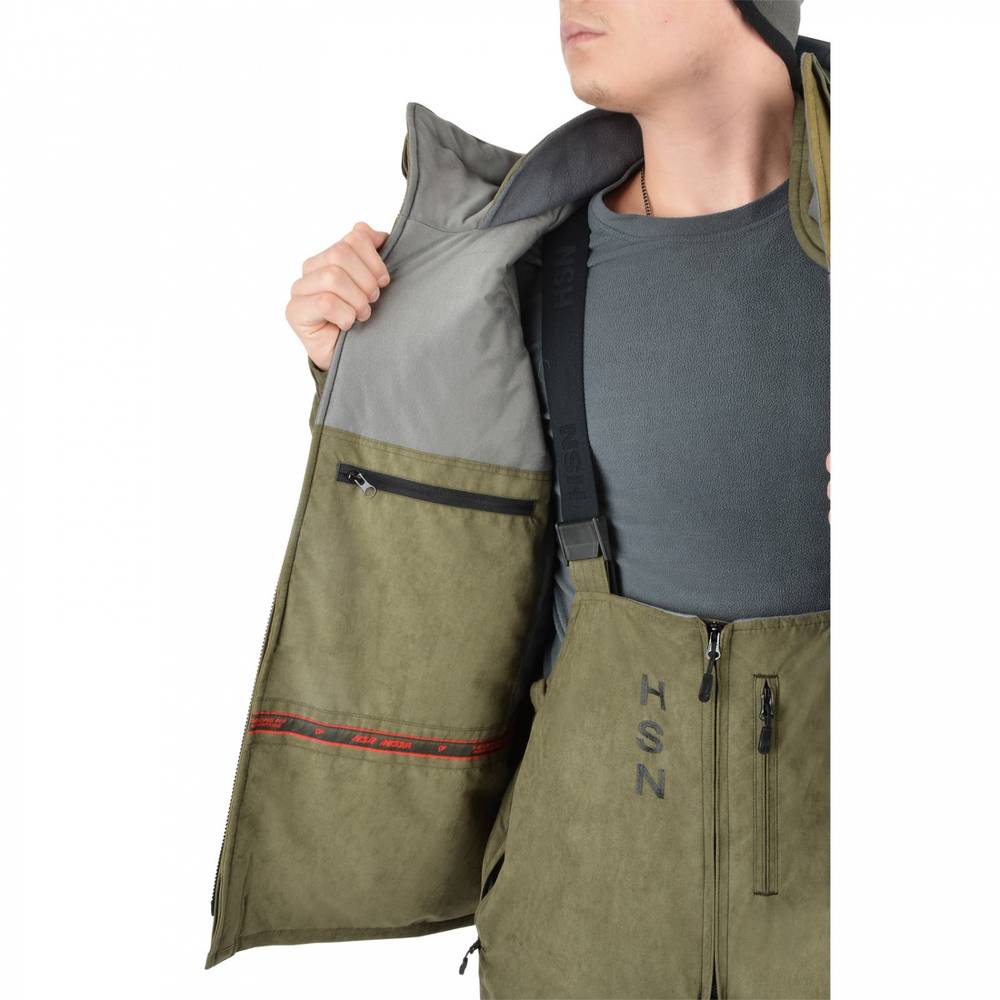 Костюм мужской зимний "Dikson I comfort" -45, zamsha, хаки, ХСН