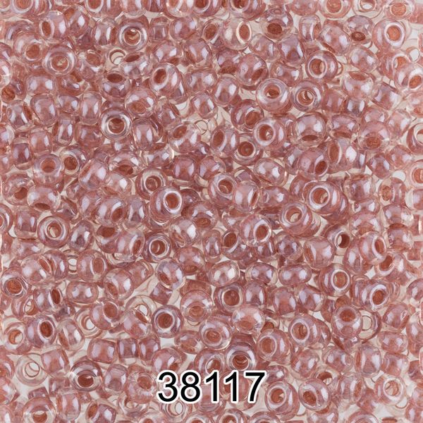 Бисер Preciosa 10/0 (2.3 мм), 500 г, 38117 (Ф048) грязно-сиреневый