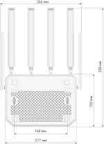 Роутер беспроводной Keenetic Netcraze Hero 5G