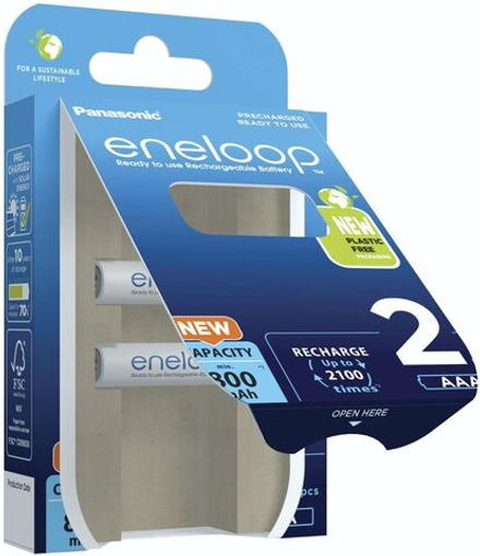 Аккумулятор Panasonic Eneloop BK-4MCDE/2BE 800 mAh 2шт AAA