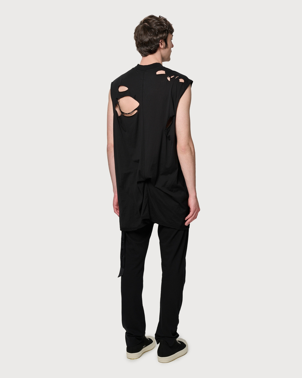 RICK OWENS DRKSHDW ТОП ЧЕРНЫЙ МУЖСКОЙ HOLLYWOOD TARP
