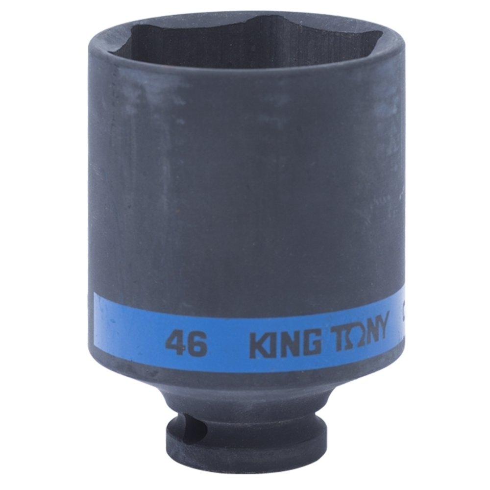 KING TONY (443546M) Головка торцевая ударная глубокая шестигранная 1/2", 46 мм