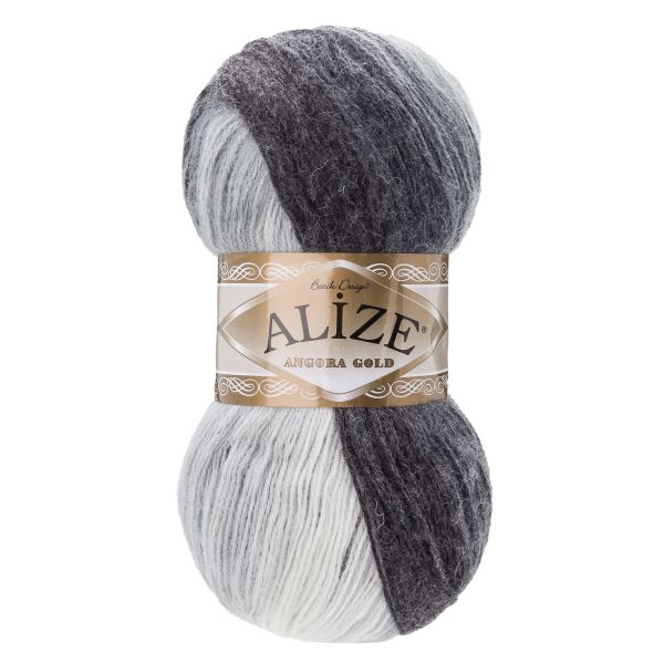 Пряжа Alize (Ализе) Angora Gold Batik / уп.5 мот. по 100 г, 550м, 1900 секционный A