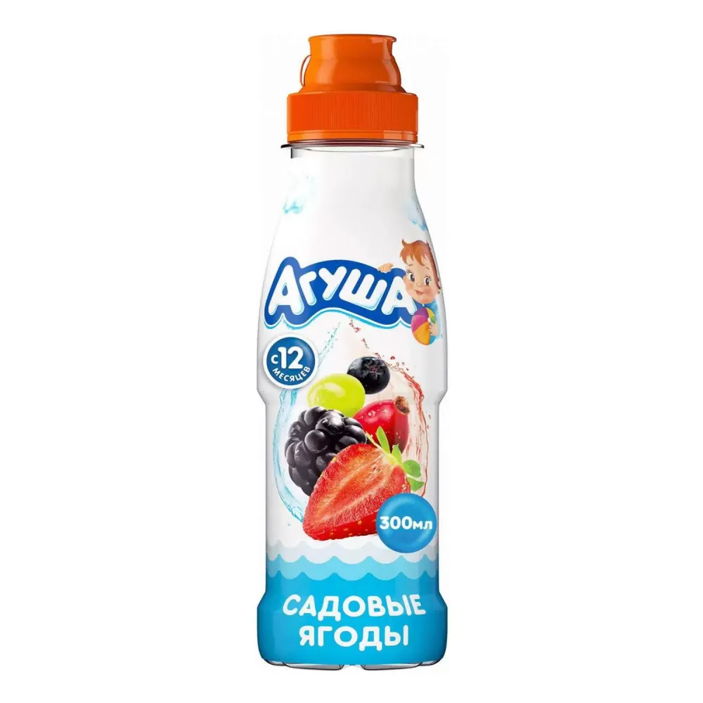 Вода и Сок "Агуша" ягоды 0,3л