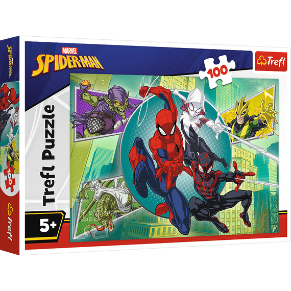 Puzzles - "100" - Spider mask / Disney Marvel Spiderman
