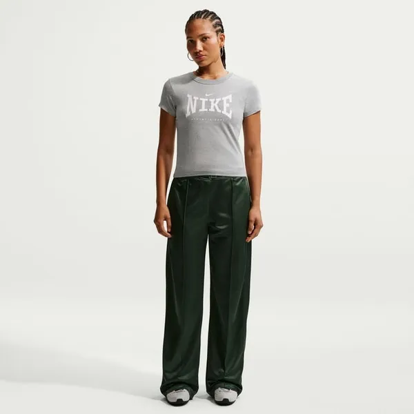 Футболка женская NIKE W NSW MOD CROP ATH LEAGUE TEE