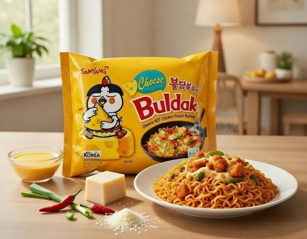 Рамен Buldak HOT CHEESE CHICKEN RAMEN