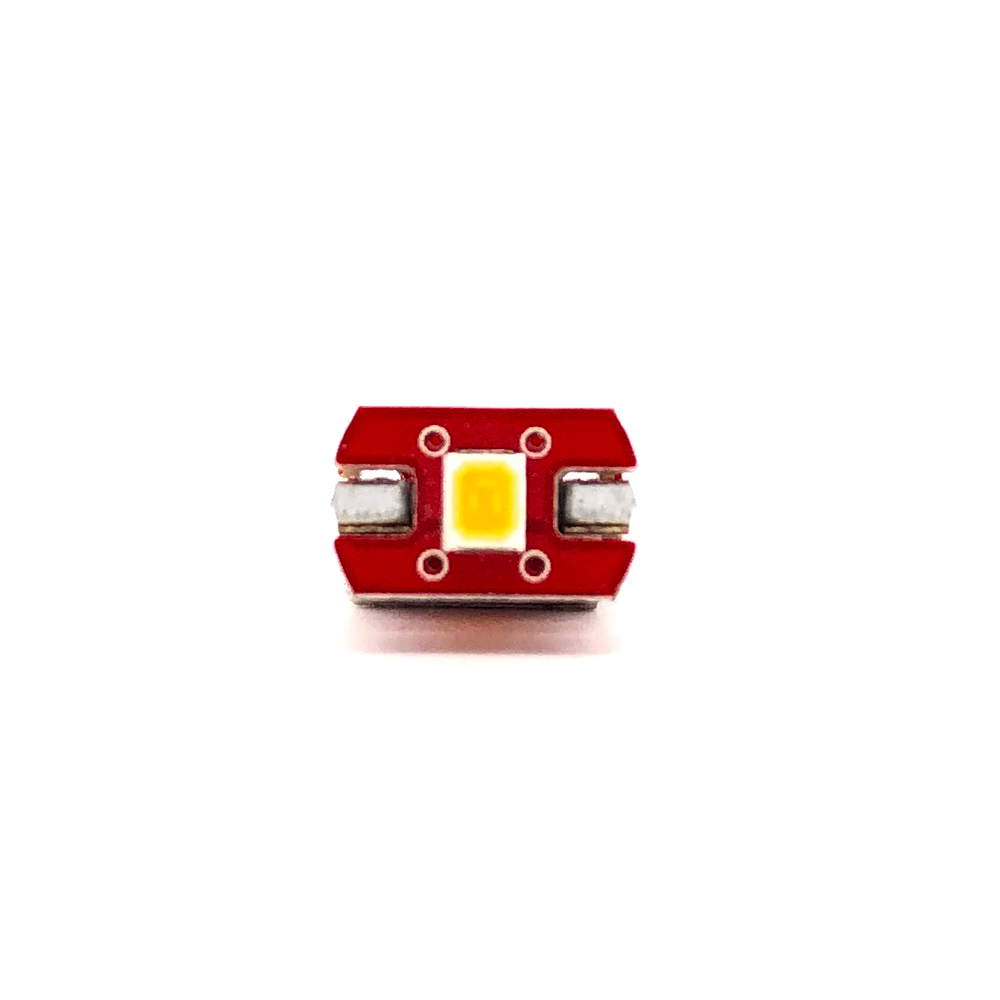 Светодиодная автомобильная LED лампа Sariti T10-2835-5SMD (W5W),Желтый,Не полярная,12V