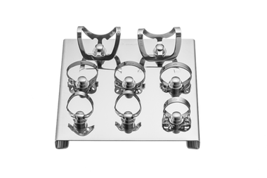 Набор для коффердама Brinker Plus Set - 8 клампов на подставке, KSK (Dentech Corporation, Япония)