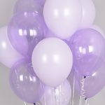 Шар (12"/30 см) Макарунс, Сиреневый туман, пастель 100 шт.