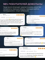 Вибратор реалистичный с киберкожей дилдо и фрикциями