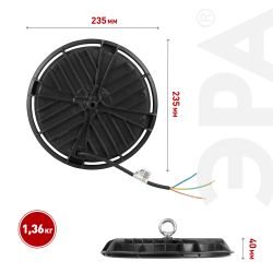 Светильник светодиодный ЭРА SPP-402-0-50K-100 100Вт 5000K IP65 | Светильники для высоких пролетов (хайбеи)