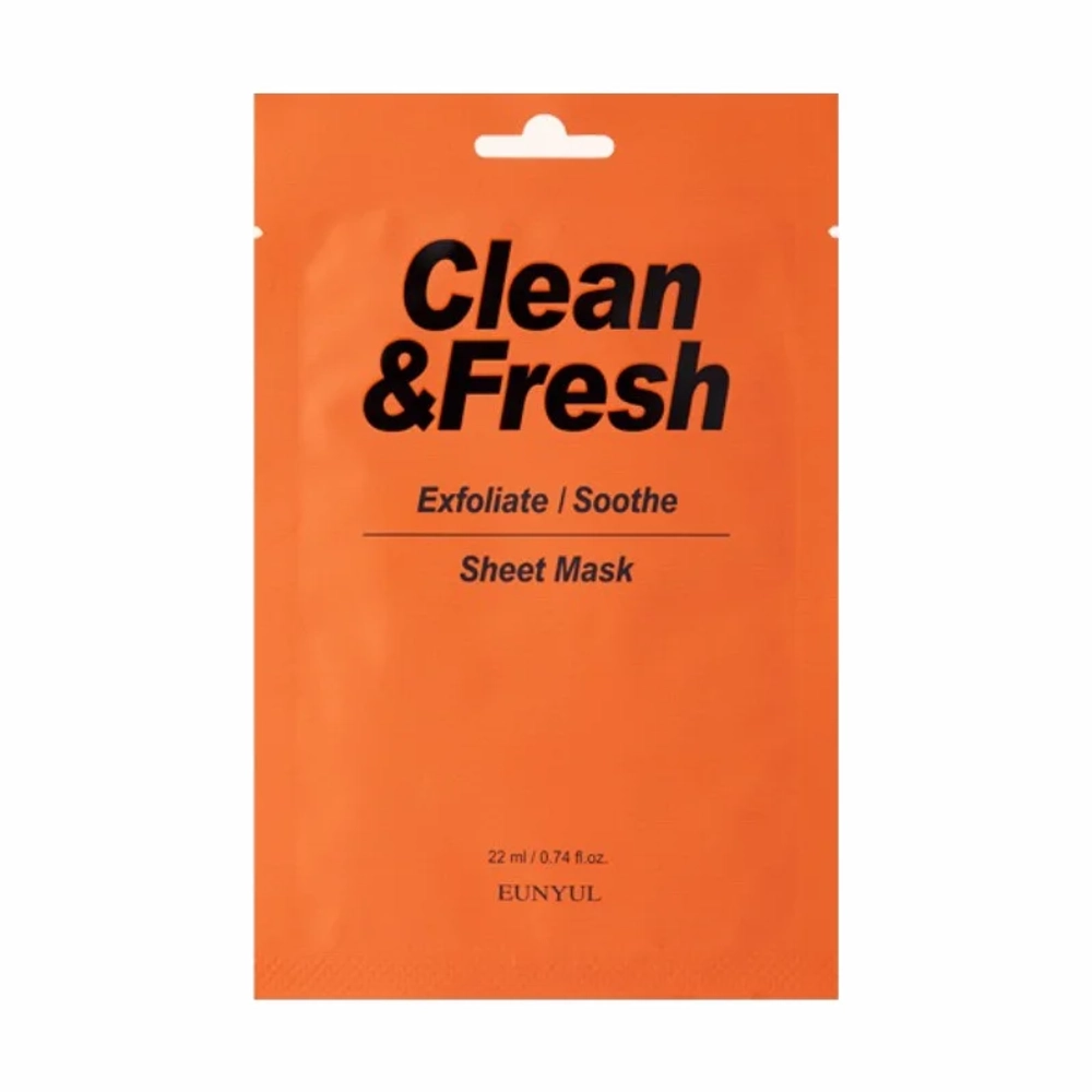 Eunyul Clean&Fresh Exfoliate/Soothe Маска отшелушивание/успокоение