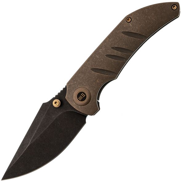 Цена наСкладной нож We Knife Riff-Raff, сталь CPM-20CV, рукоять титан, бронзовый