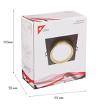 53005-9.0-001LD GX53 BK+GD светильник точечный Reluce Technical, GX53х1