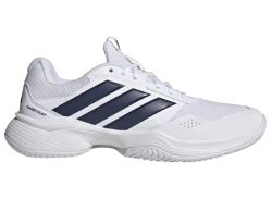 Мужские кроссовки теннисные Adidas GameCourt 3 M - cloud white/dark blue/core black