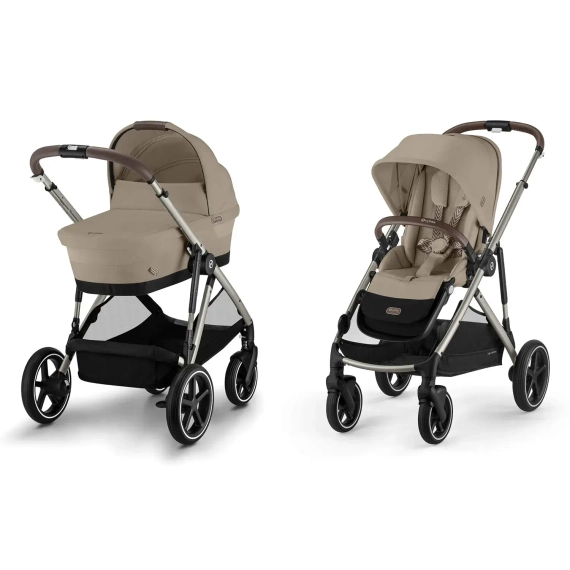 Детская коляска Cybex Gazelle S 2 в 1 TPE Almond Beige