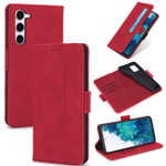 Стильный чехол-книжка из кожи для SAMSUNG S23 (не ULTRA/ FE/ PLUS!) с отделом для наличных, 3 слотами для карт и подставкой