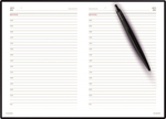 Подарочный набор: Шариковая ручка Parker  Jotter XL SE20 Monochrome в подарочной упаковке, цвет: Black, стержень: Mblue и Ежедневник зеленый недатиров