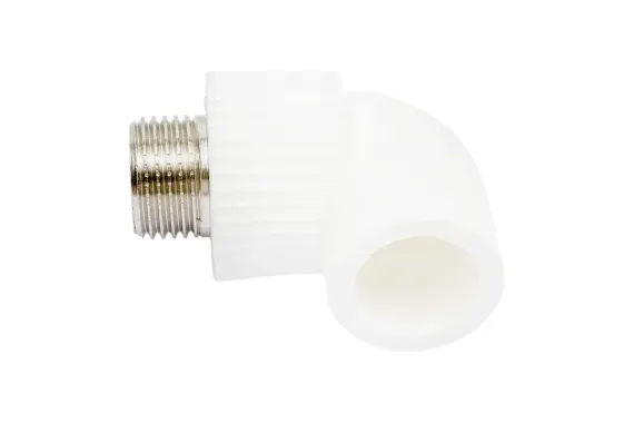 Колено TEBO сварка НР 20*1/2" белый 35211