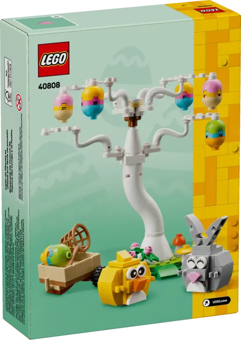 Конструктор LEGO 40808 Пасхальный кролик и охота за куриными яйцами