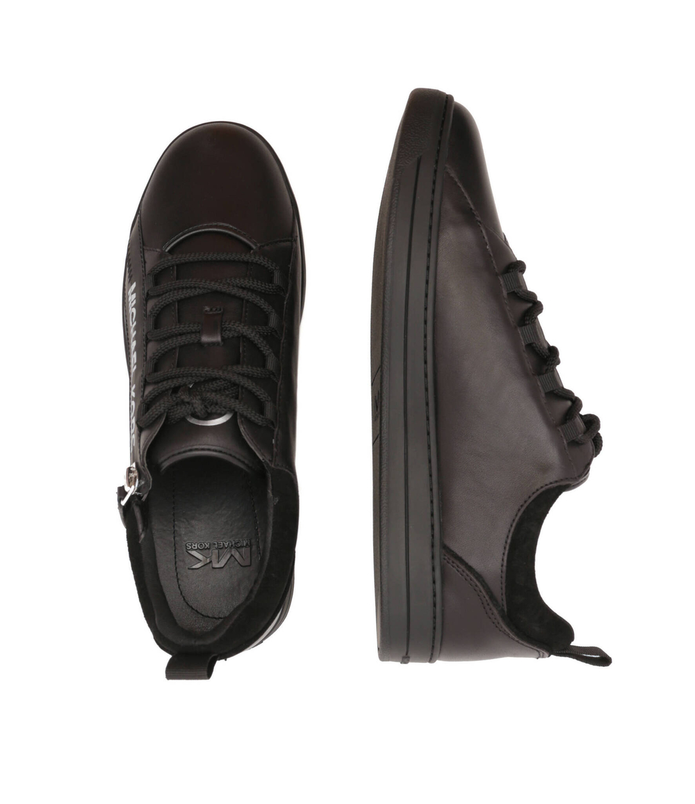 Кожаные кроссовки keating zip Michael Kors - черный(42S3KEFS8L)