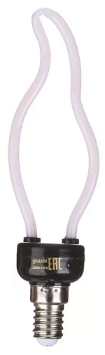 Лампа Gauss LED Filament Artline CT35 4W 330lm 2700К Е14 milky 1000801104