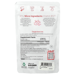Micro Ingredients, витамин B12, натуральный клубничный вкус, 1000 мкг, 365 жевательных таблеток
