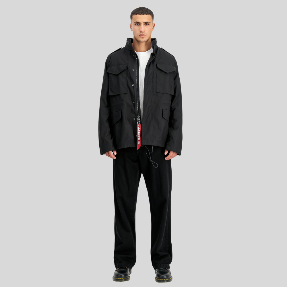 Куртка Alpha Industries Studio M-65 Field Jacket Black (Черная)