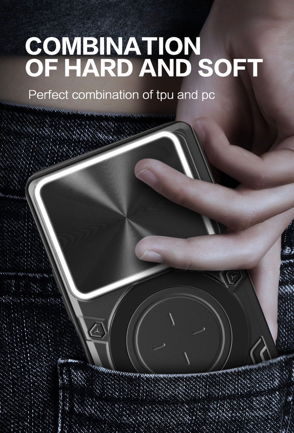 Чехол с кольцом Big Ring Case для Huawei Pura 70 Pro