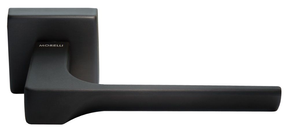 Дверные ручки MORELLI LUXURY FIORD -SQ NERO Цвет - Черный