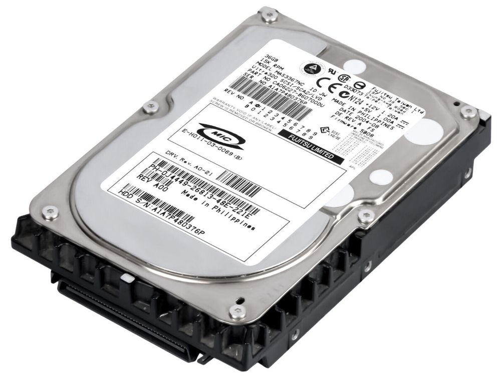 Жесткий диск Fujitsu Dell 36,6Gb (U320/15000/8Mb) 80pin U320SCSI CA06227-B60700DU
