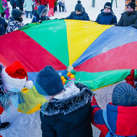 Игровое полотно парашют