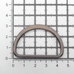 Полукольцо литое металл 40.0 мм (in), (внешн. 46х31 мм), плоское, 10 шт, чер.никель ГР, 6893